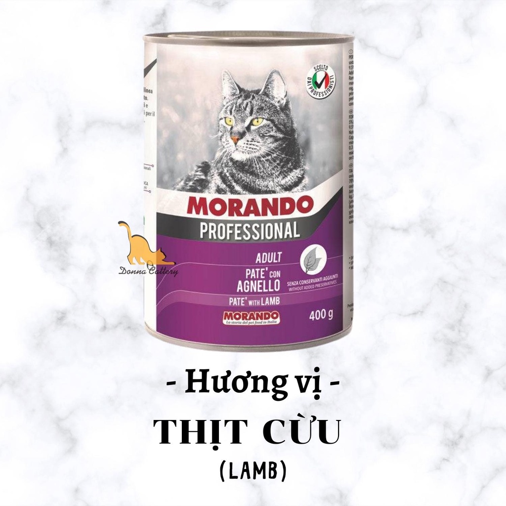 [HOẢ TỐC] COMBO 12 LON PATE MORANDO MIX VỊ 400g*12 lon