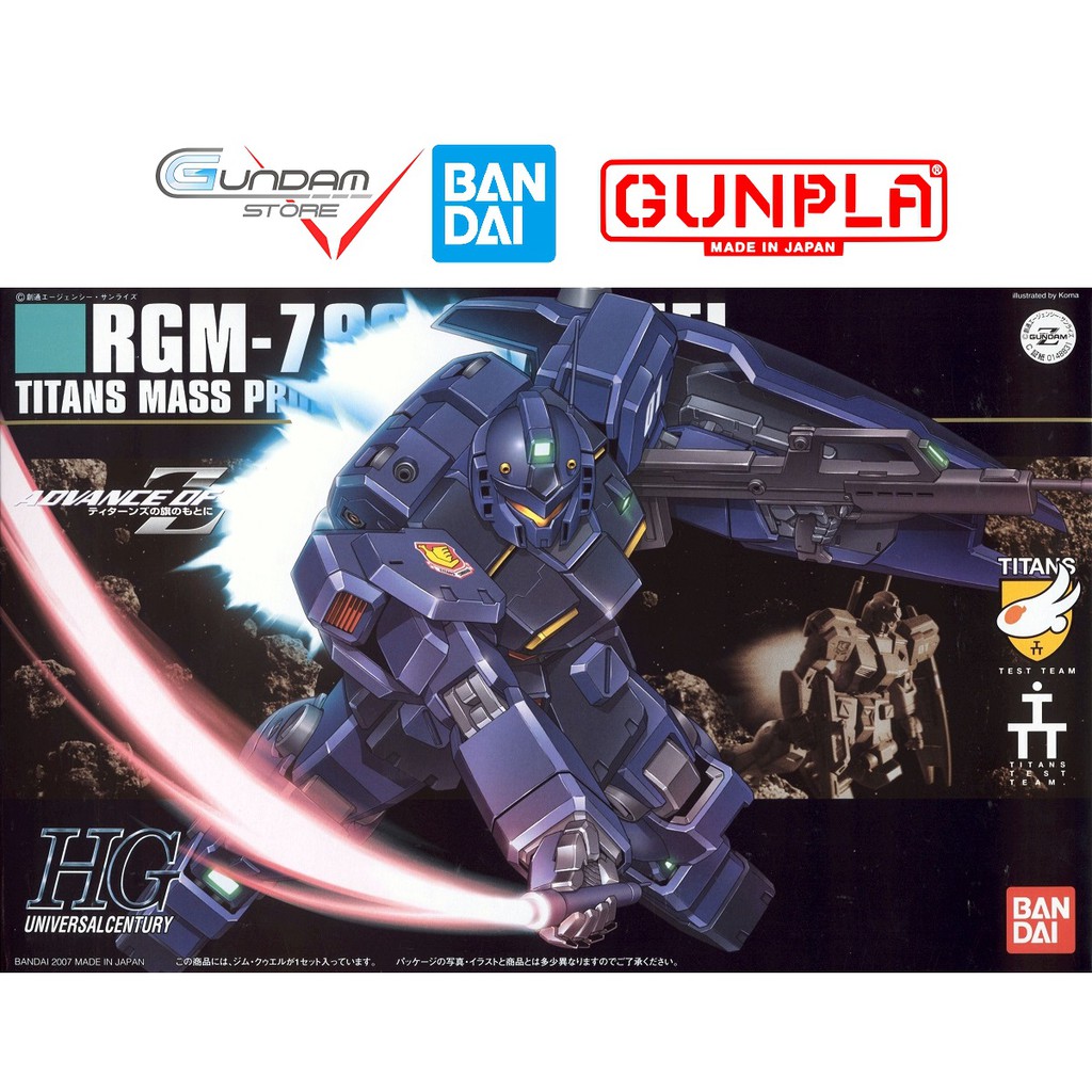 Mô Hình Gundam HG GM Quel Bandai 1/144 HGUC UC Đồ Chơi Lắp Ráp Anime Nhật