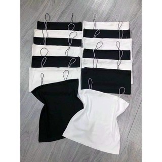 Áo 2 Dây sợi bún  , Áo croptop ôm siêu mát