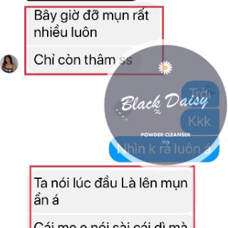 BỘT RỬA MẶT BLACK DAISY - TẶNG KÈM XẺNG