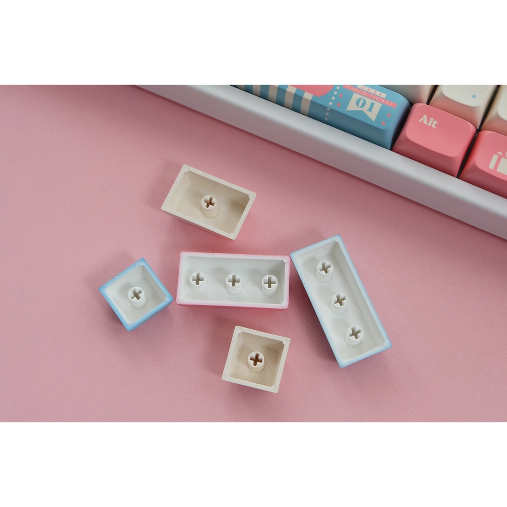Bàn Phím Cơ 141 Phím Circus Keycap XDA PBT Dye Sub Keycaps Phù Hợp Cho 64/87/104/980.etc