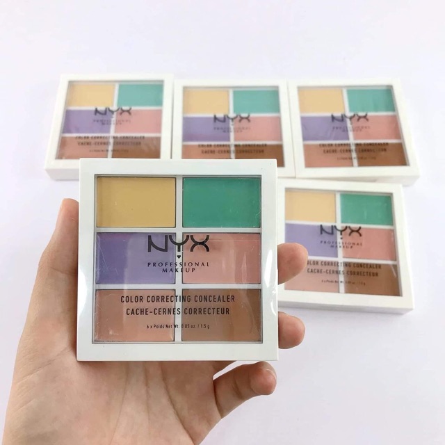 BẢNG KEM CHE KHUYẾT ĐIỂM 6 Ô NYX