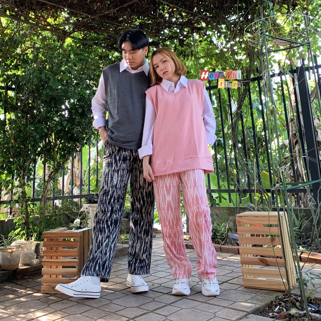 Quần Thun Dài Ống Rộng, Jogger 3D Ống Suông Ulzzang Unisex Dáng Rộng - MM