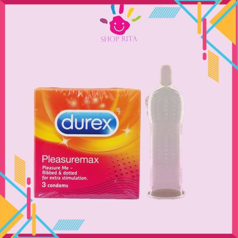 Bao cao su Durex Plesuremax Gân Gai Hộp 12c Vip [lovelove]