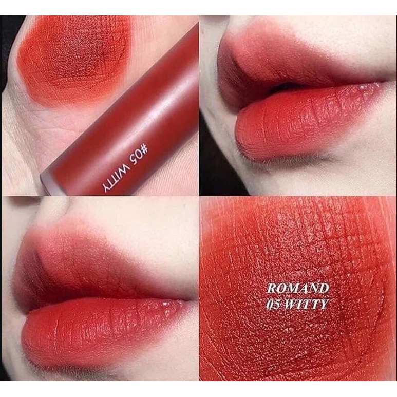 Son Kem Mịn Romand Zero Velvet Tint 2021