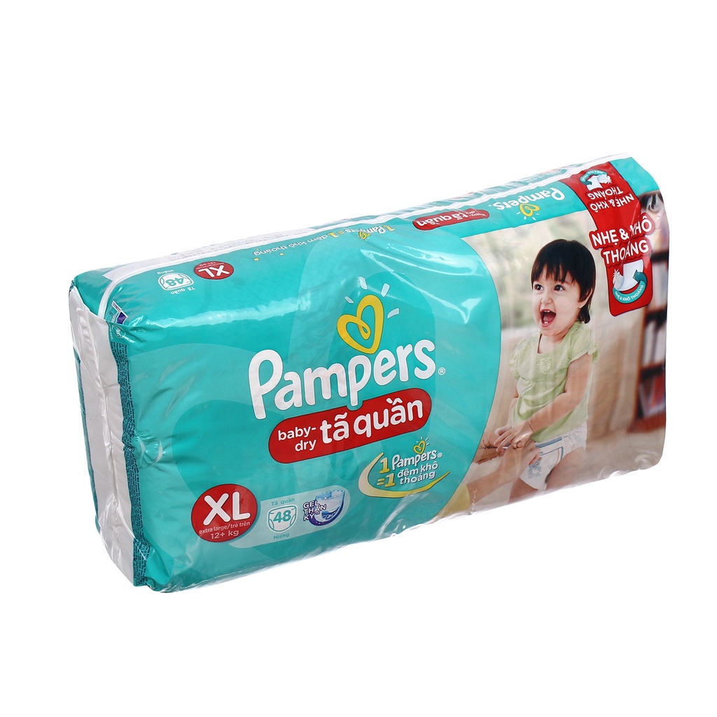 Tã Quần/ Bỉm Quần Pampers XXL44 - XL 48 Miếng