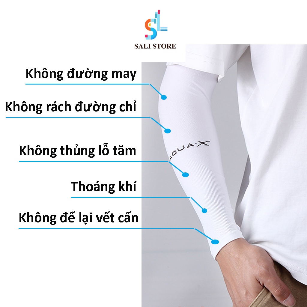 Găng tay chống nắng bảo vệ cánh tay, bao tay chống nắng chất vải dệt thoáng khí dành cho nam nữ SALI PK101