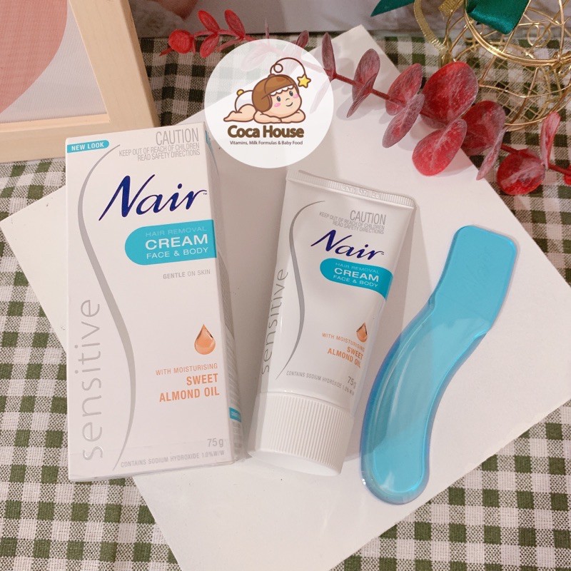 KEM TẨY LÔNG NAIR (BODY & FACE) ✅Hàng chính hãng, đủ bill✅ tẩy lông vùng kín, tẩy lông nách, lông tay, lông chân