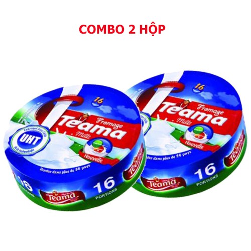 COMBO 2 HỘP PHÔ MAI TEAMA 240G (16 MIẾNG/HỘP)