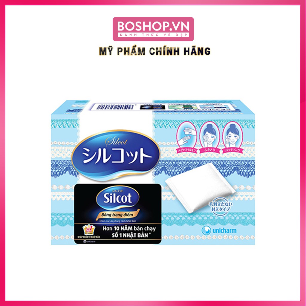 Bông Tẩy Trang Silcot Mềm Mịn Không Xơ Bông - 3 Loại