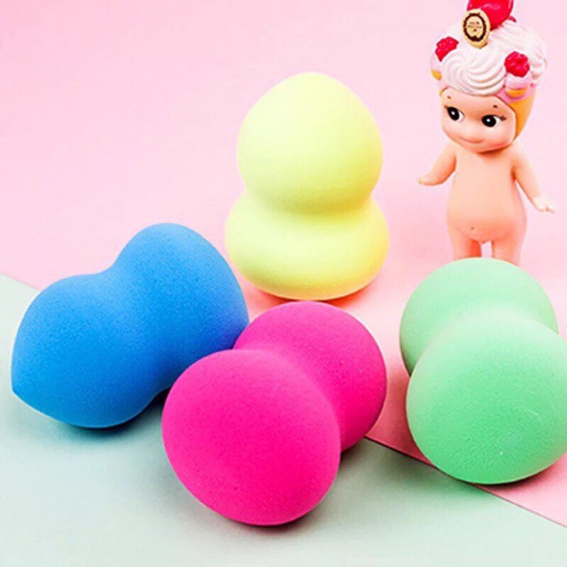 Mút Hồ Lô/Giọt nước/ Bông Tán Kem Nền Siêu Mịn