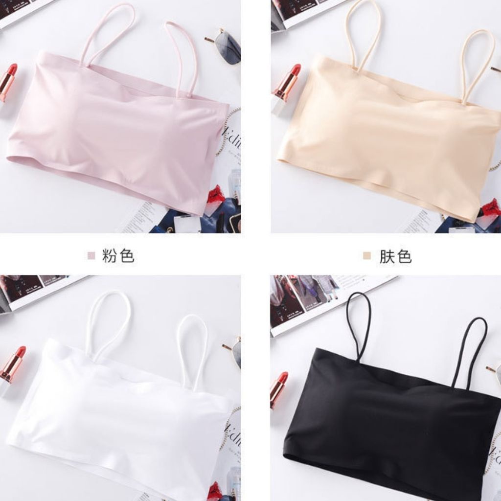Áo Bra 2 Dây Mảnh Đúc Su Trơn Đệm Ngực , Áo Lót Nữ Không Gọng Học Sinh Cao Cấp Mềm Mịn Thoáng khí Full màu | BigBuy360 - bigbuy360.vn
