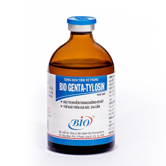 Dùng cho chó mèo gà vịt Bio-Gentatylo chai 20ml
