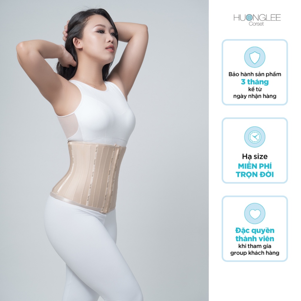 [HUONGLEE Corset] Đai Gen Nịt Bụng Latex Fajas Flex 102 Chuẩn Chính Hãng Colombia