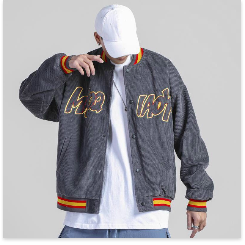 ÁO KHOÁC NHUNG BOMBER UNISEX NAM NỮ THỜI TRANG KOKO MI