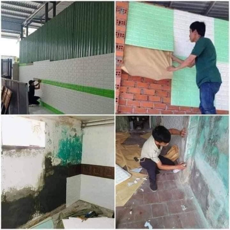 Keo bọt dán xốp dán tường chuyên dụng