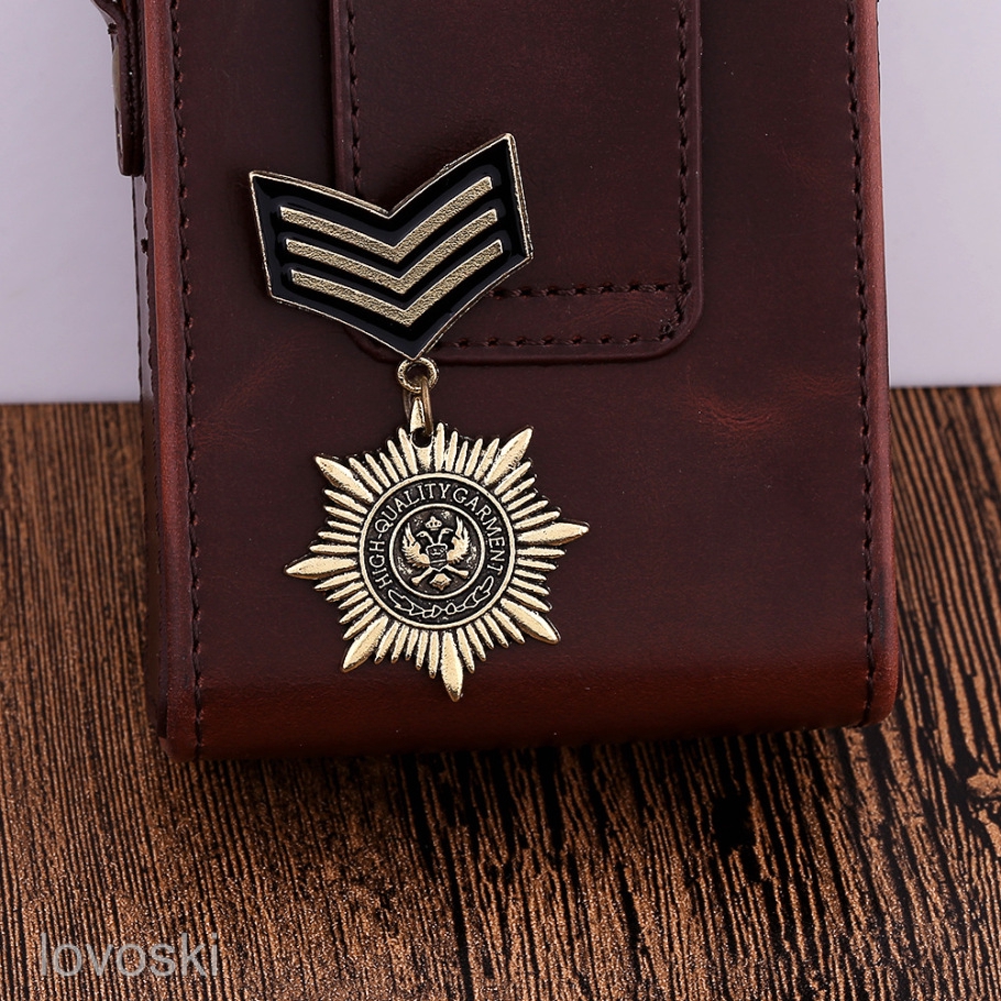 Ghim Cài Áo Đồng Phục Quân Đội Phong Cách Punk Cho Nam