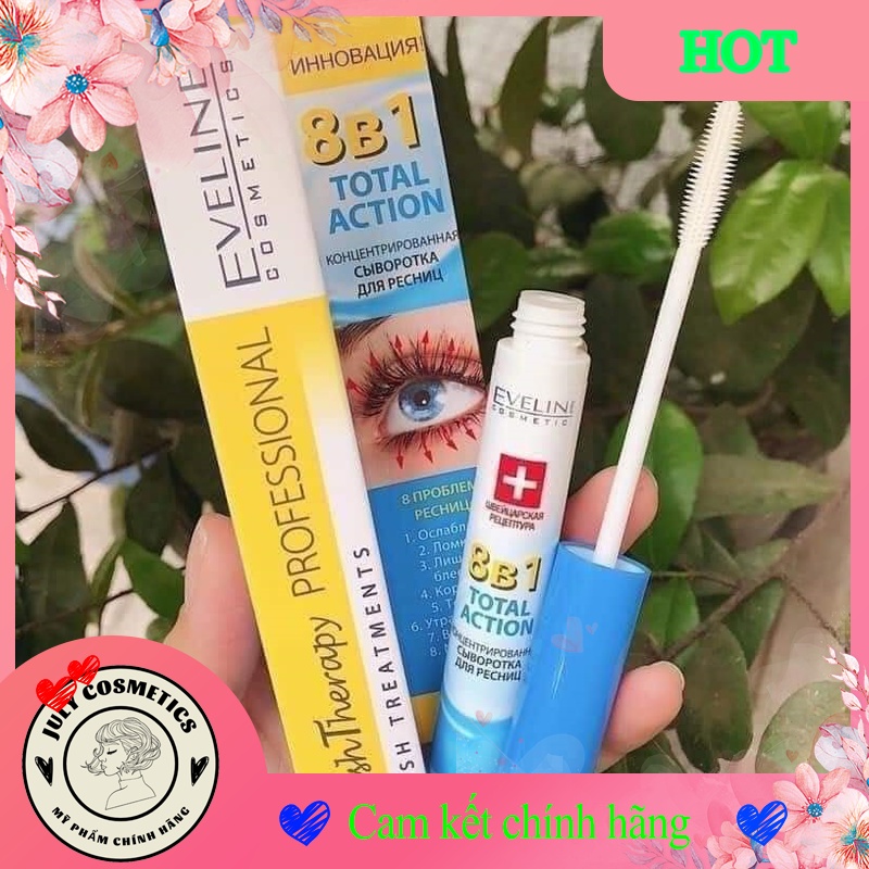 [Chính hãng] [Có sẵn] Huyết thanh Dưỡng mi Eveline 8in1 Total Action Lash Therapy professional | BigBuy360 - bigbuy360.vn