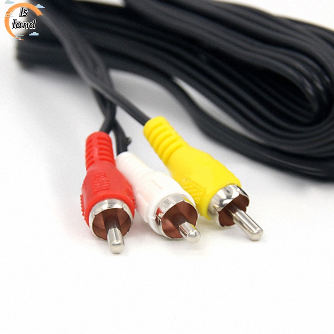 Dây Cáp Âm Thanh 1.8m 3rca Tv Av Cho Ps2 Ps3
