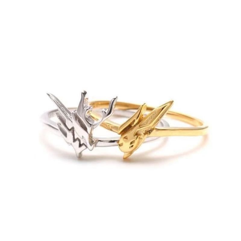 Nhẫn Hở Hóa Trang Kamen Rider Bằng Kim Loại Thời Trang Cho Cặp Đôi