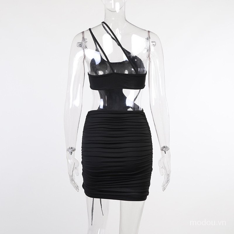 Đầm Body Trễ Vai Phối Dây Rút Thiết Kế Ôm Sát Tôn Dáng | BigBuy360 - bigbuy360.vn