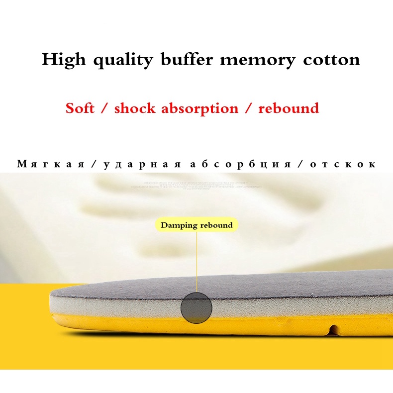 Đệm Lót Giày Thể Thao Bằng Cao Su Non Thoáng Khí Thấm Hút Mồ Hôi Kích Thước 35-45 HD1 Cho Nam Và Nữ