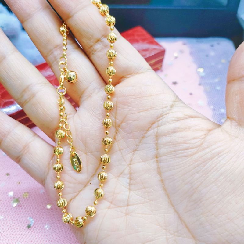 Lắc Chân Titan Mạ Vàng 949Mo
