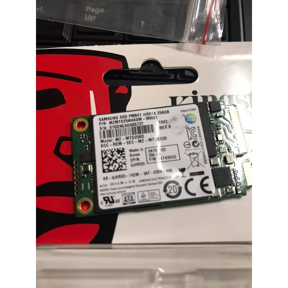 Ổ cứng SSD Msata samsung 256GB tháo máy BH 12 tháng