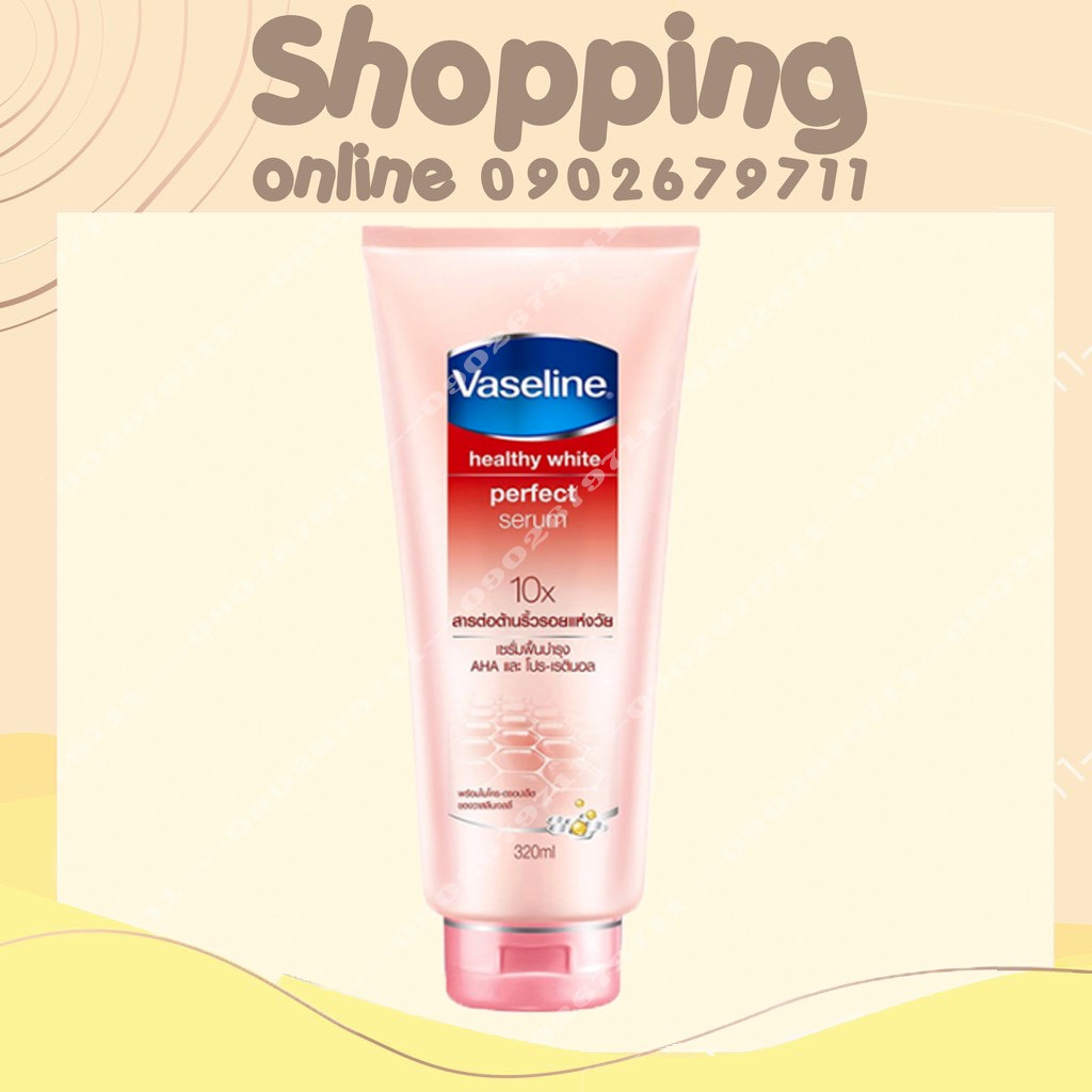 Sữa Dưỡng Thể Vaseline Perfect Serum 10x Thái Lan - 320ml