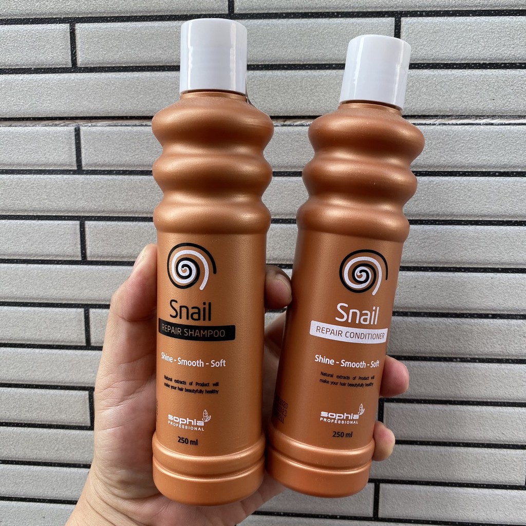 Cặp dầu gội xả tinh dầu cân bằng độ ẩm cho tóc Sophia Professional Omega & Argan Oil 250mlx2