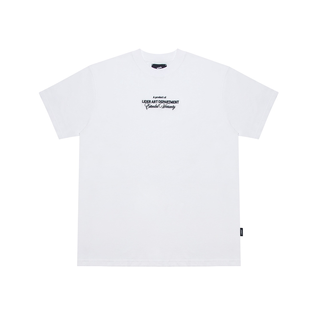 ÁO THUN UNISEX LIDER ART DEPARTMENT TEE V.2 - Trắng/Đen