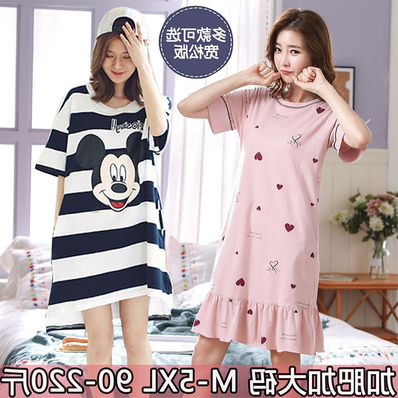 Đầm Ngủ Cotton Size Lớn 5xl