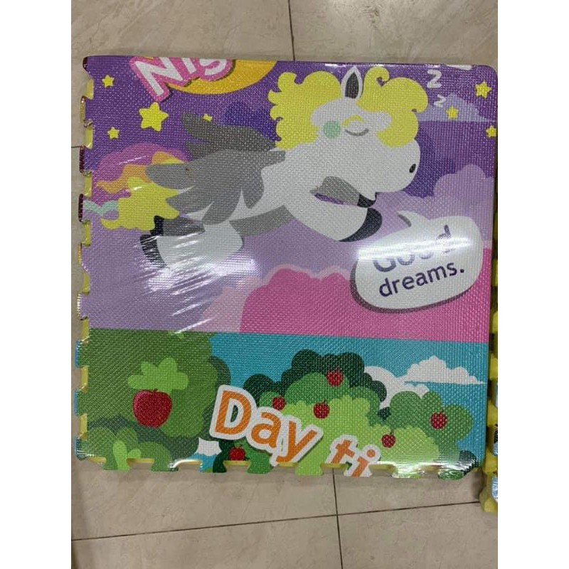 Chiếu xốp hai mặt cho bé yêu