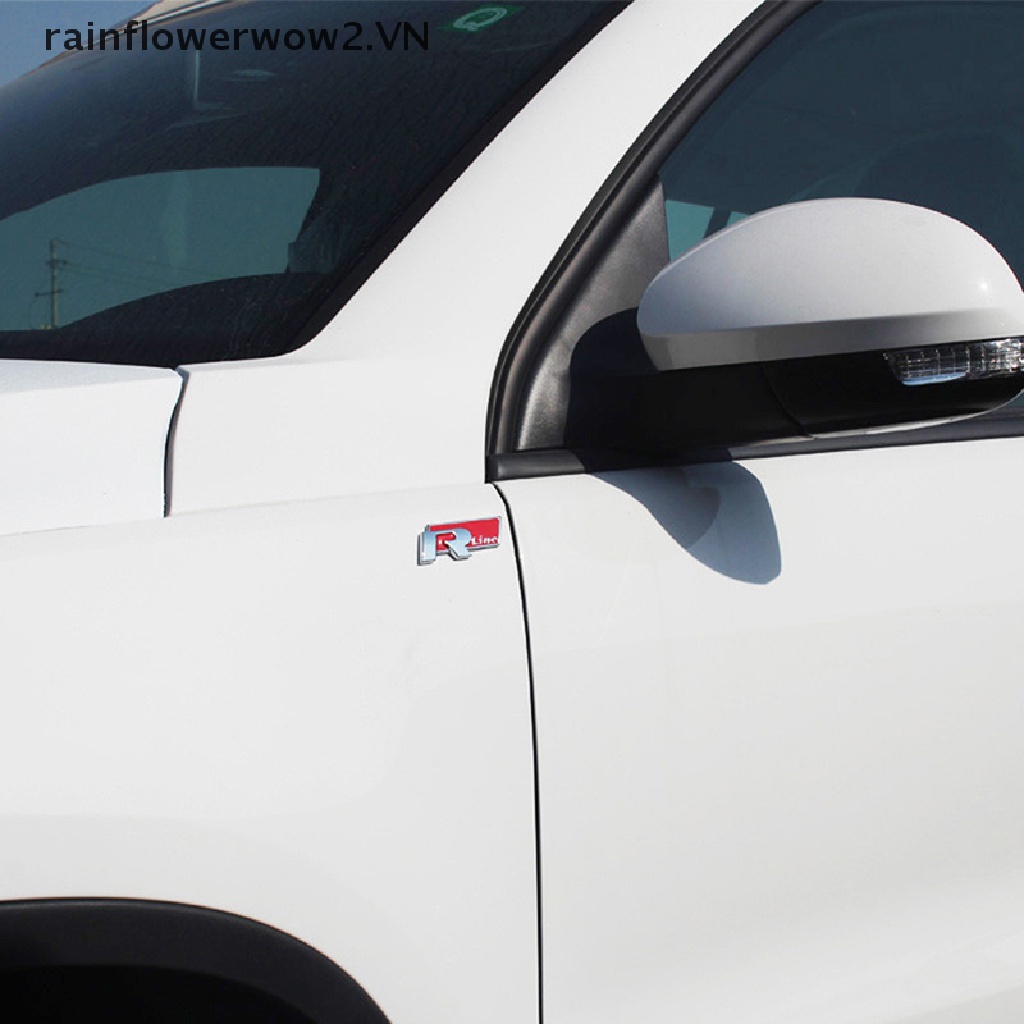 Miếng Dán Chữ R-LINE Bằng Kim Loại Trang Trí Xe Hơi VW CC GTI Passat