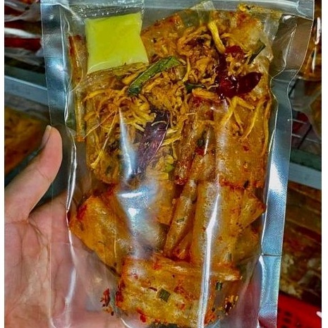 BÁNH TRÁNG CUỘN BƠ KHÔ GÀ LONG AN