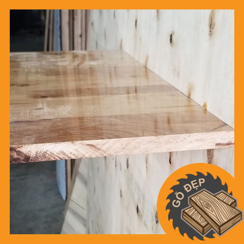 Miếng gỗ, kệ gỗ cao su tự nhiên 20x60 dày 17 ly giá tại xưởng dùng làm mặt kệ bếp, kệ sách, kệ đựng gia vị  / freeship | BigBuy360 - bigbuy360.vn