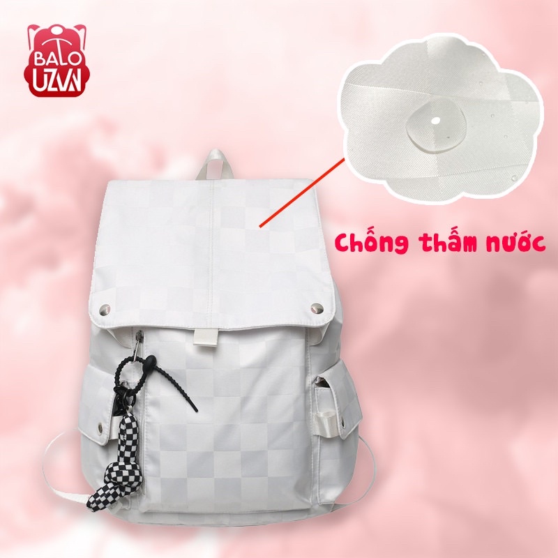 Balo nam nữ đi học Ulzzang basic chống nước, cặp sách laptop phong cách Unisex Hàn Quốc dành cho học sinh, sinh viên