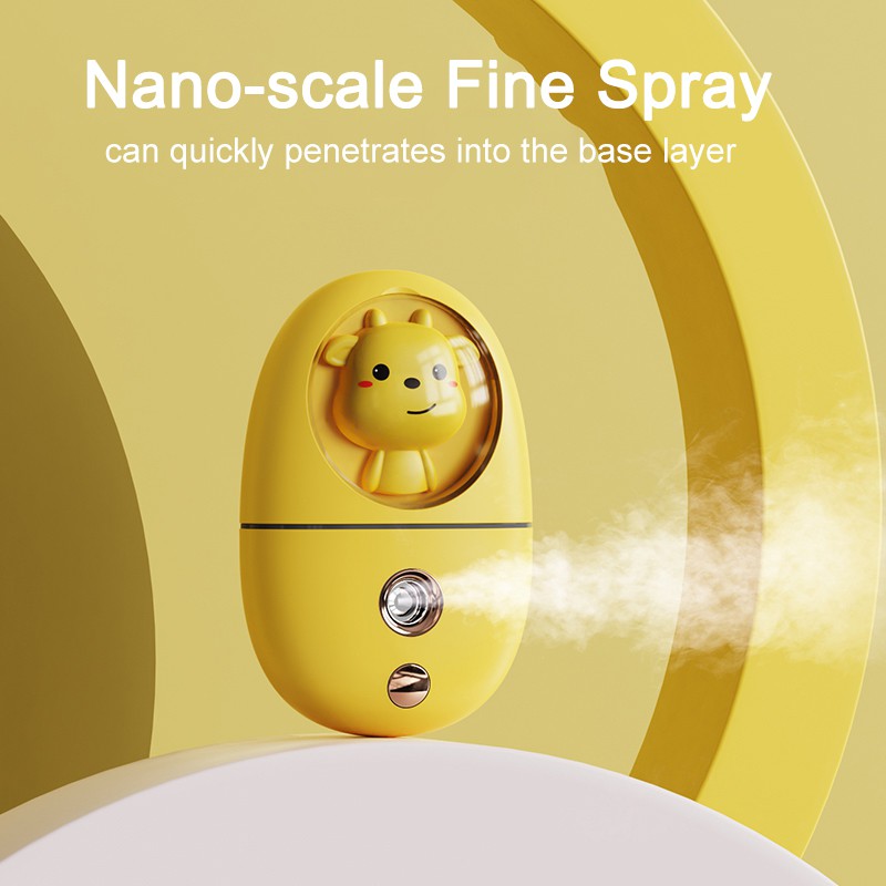 Máy Phun Sương Mini Nano Cầm Tay Nhỏ Gọn Tiện Lợi 2021 máy xông mặt