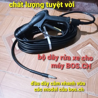 Bộ dây rửa xe cho máy rửa xe bosch tặng 5 roăng đầu dây