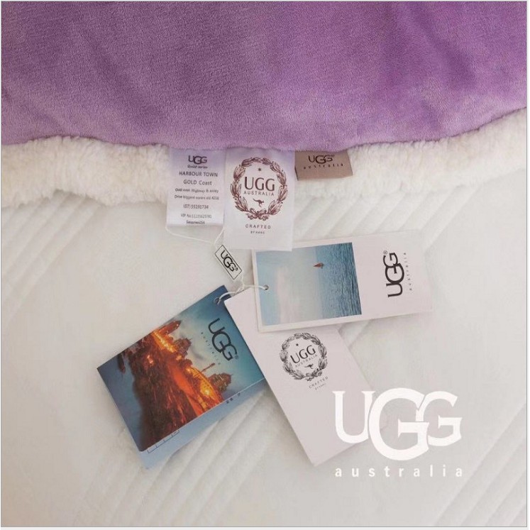 Chăn Lông Cừu UGG Úc Nhập Khẩu- Màu Tím Siêu Đẹp Mịn Nhà Cô Tấm