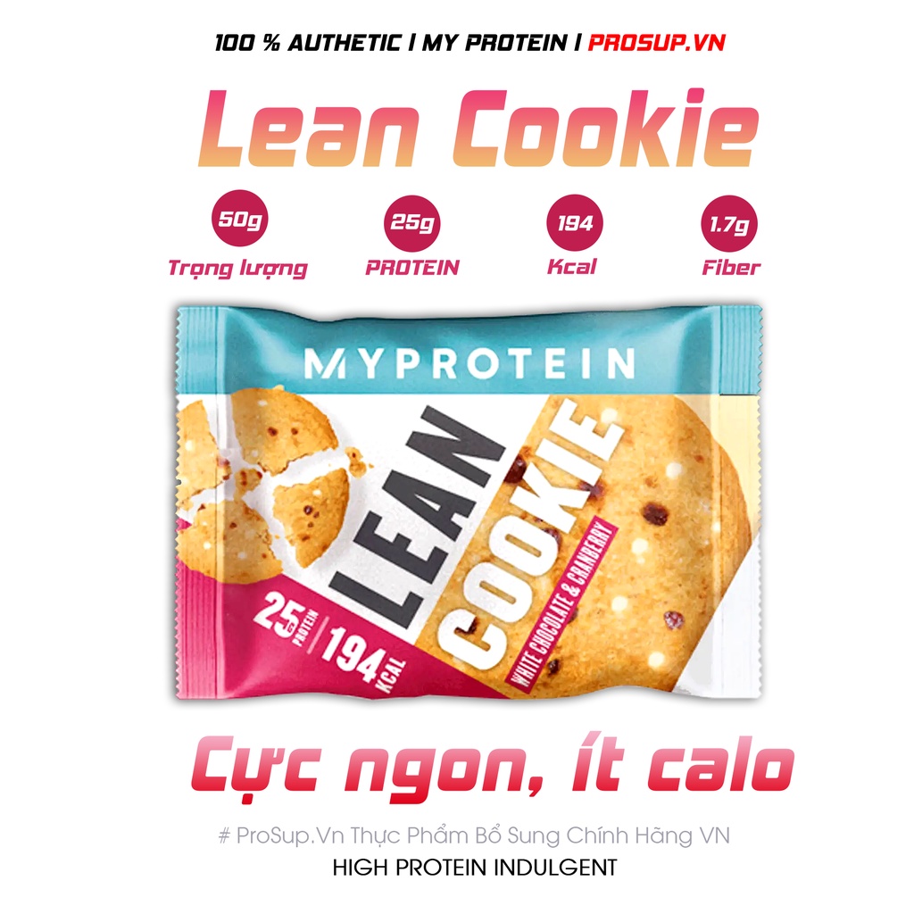 Lean Cookie - My Protein (50gbánh) - Bánh quy ít éo đồ ăn nhẹ hàm lượng ...