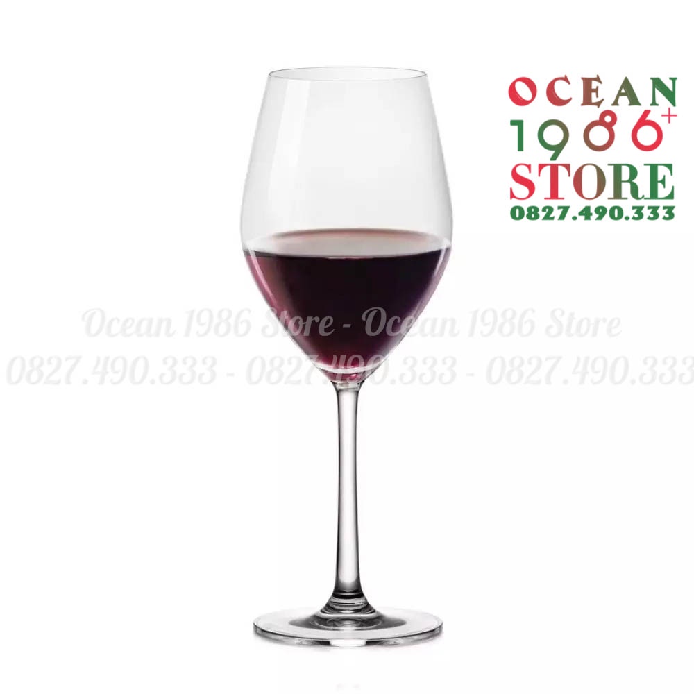 Bộ 6 Ly Thủy Tinh Vang Đỏ, Vang Trắng Santé Red Wine Ocean – 1026R15 – 420ml