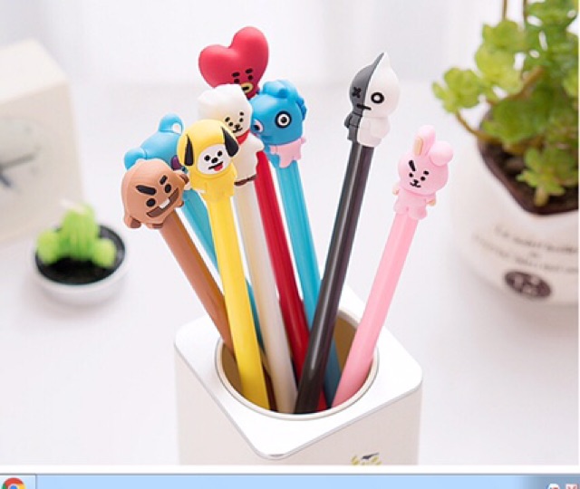 Bút mực nước bts