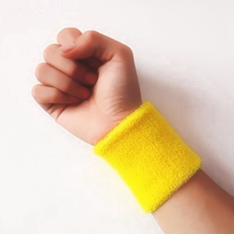 Quality Cotton Wristbands prevent sweating solid color Wrist Band Bands Sweatbands Unisex Sweat Band for Sport Tennis