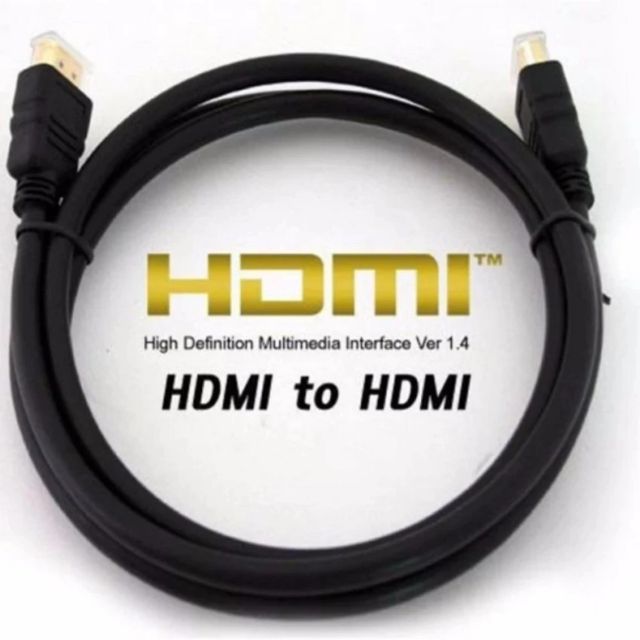 Dây cáp HDMI v1.4 Full HD 1080p 3D 4K dài 1.8m (Đen) kèm ảnh thật