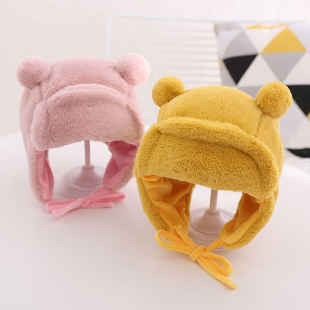 BSUNS Mũ Len Lông Cừu Ấm Áp Dễ Thương Thời Trang Thu Đông Cho Bé