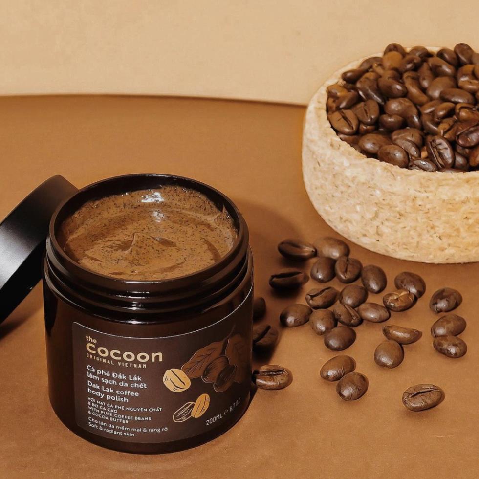 Cà phê Đắk Lắk làm sạch da chết cơ thể Cocoon 200ml #DORIS
