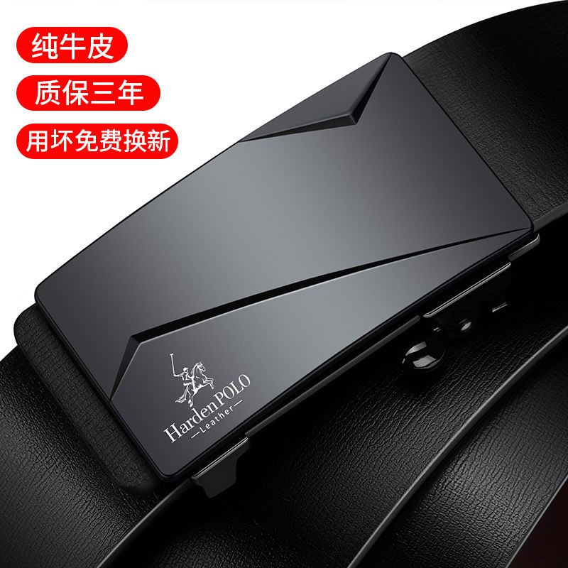 Thắt Lưng Da Thật Có Khóa Tự Động Thời Trang Cho Nam 1