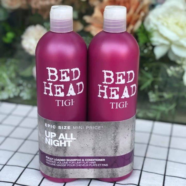 [Chính Hãng]Dầu Gội Xả Tăng Phồng Tigi Tím 750ml - Bed Head Fully Loaded Volumizing 750ml