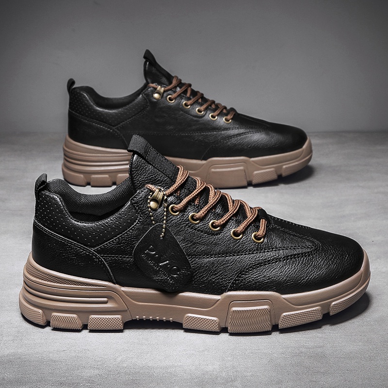 giày nam giày boot nam giày nam cao cổ boots giày cao cổ Chelsea boots Giày Bốt Da Thời Trang Dành Cho Nam | BigBuy360 - bigbuy360.vn